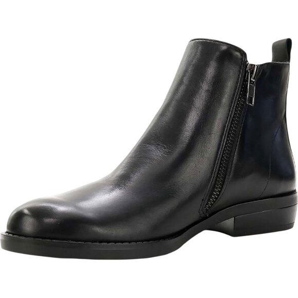 David Tate Womens Leather Cubana Bootie CUBANA-001 Black 9N - Picture 9 of 9